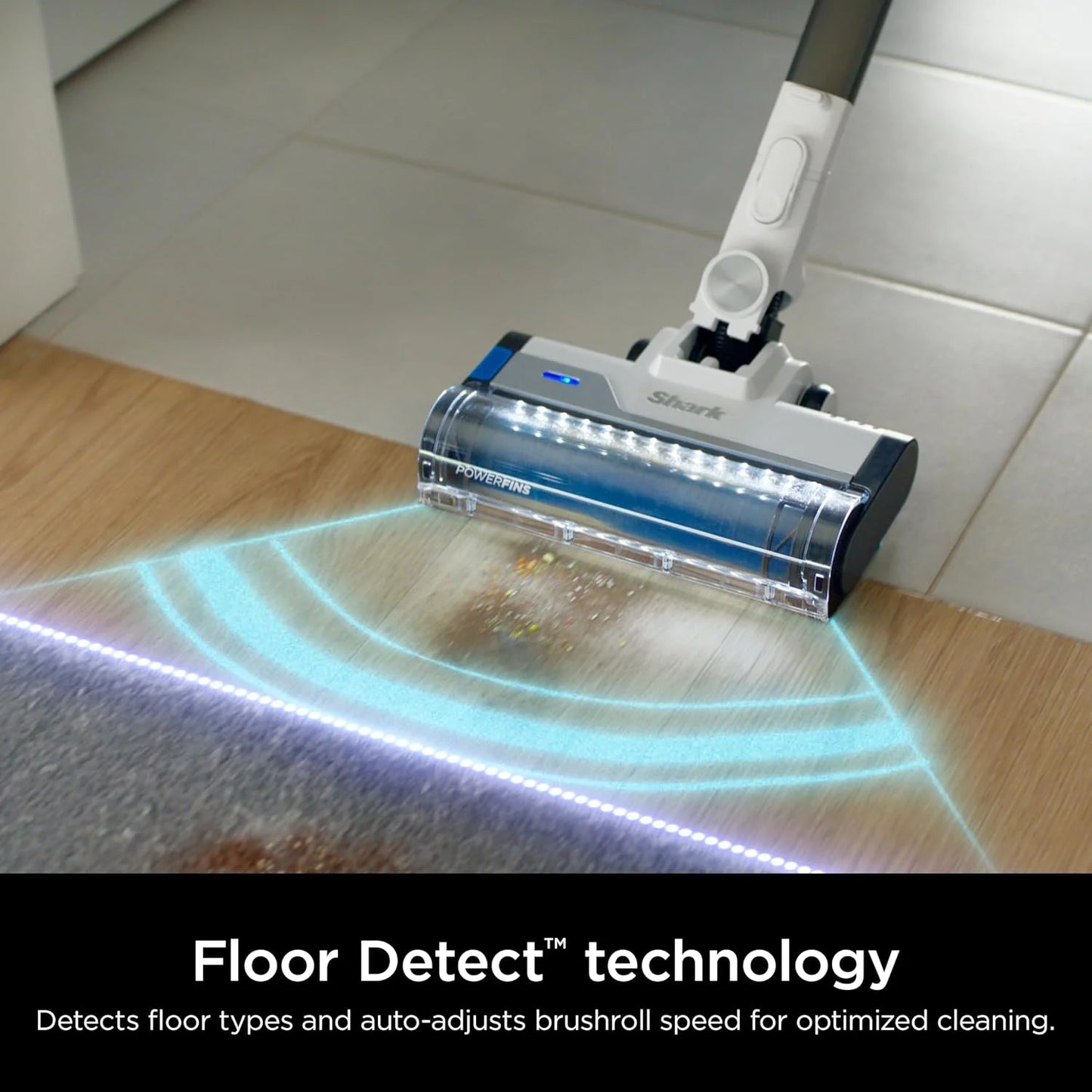 Shark PowerPro Plus Cordless Stick Vacuum, Pure Water, IZ377H
