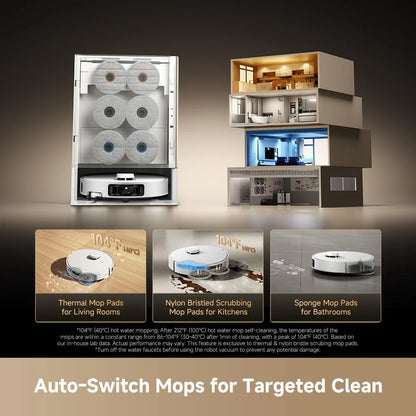 dreame Matrix10 Pro Robot Vacuum and Mop with AI RGB Avoidance