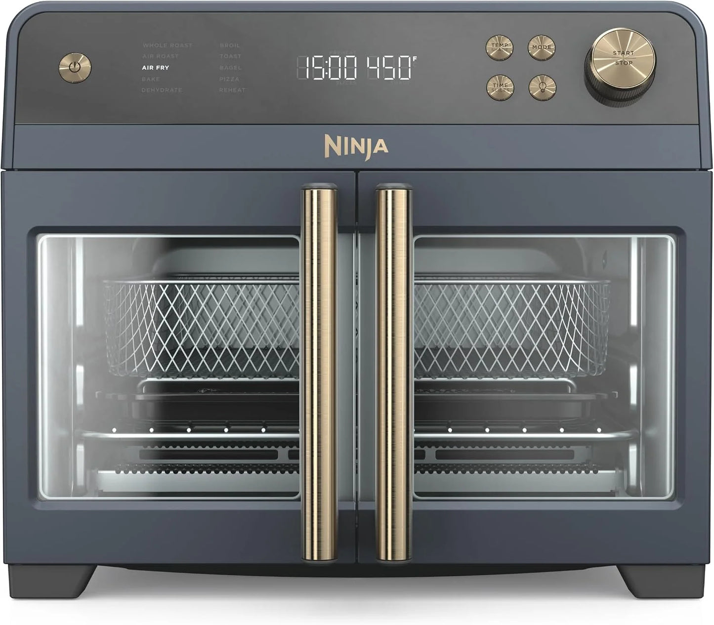 Ninja French Door Premier Air Fry Oven, 10-in-1, Cyberspace, FO101BL