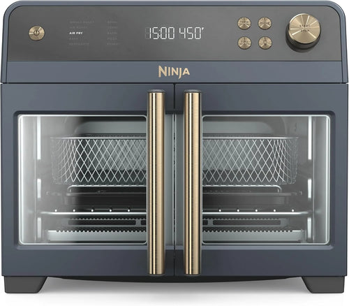 Ninja French Door Premier Air Fry Oven, 10-in-1, Cyberspace, FO101BL