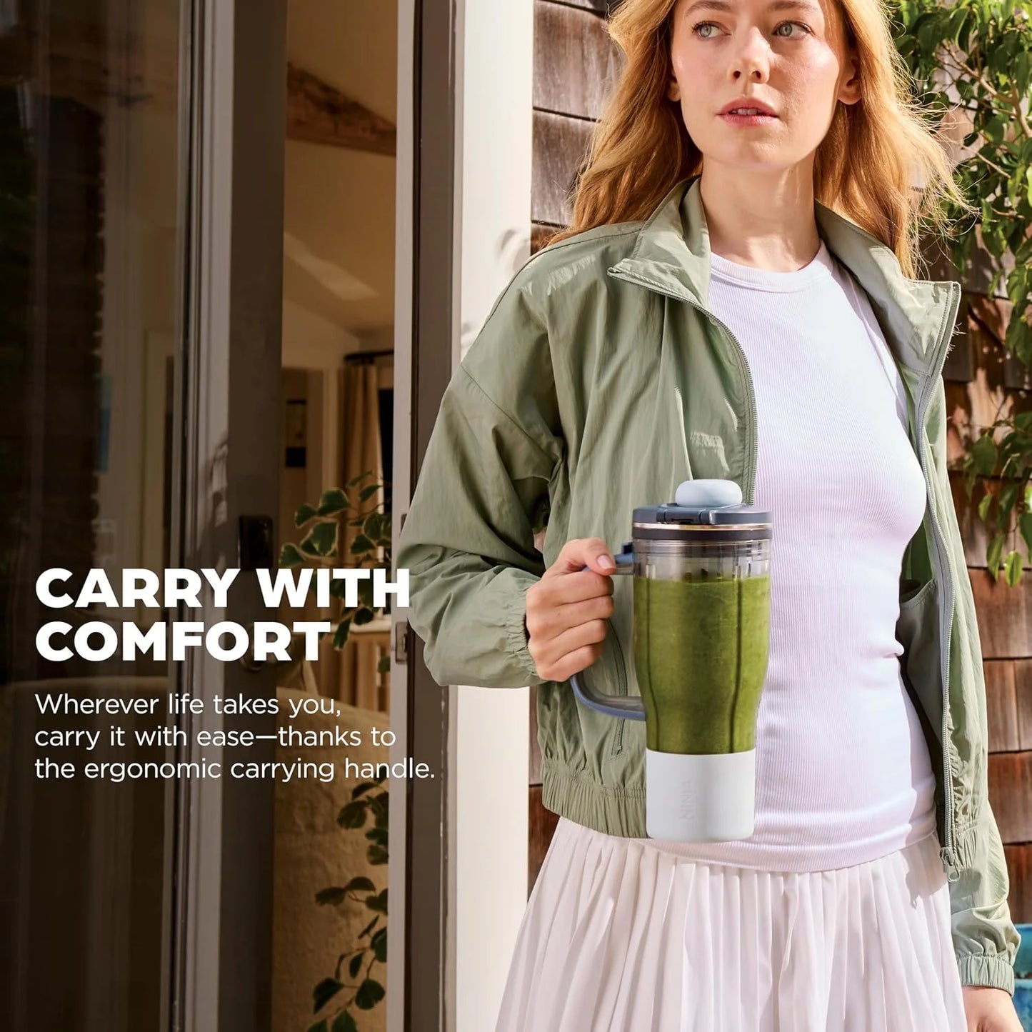 Ninja BlendBOSS Personal Blender, 26oz Tumbler, 1200PW, Pink, DB351PK1BRN
