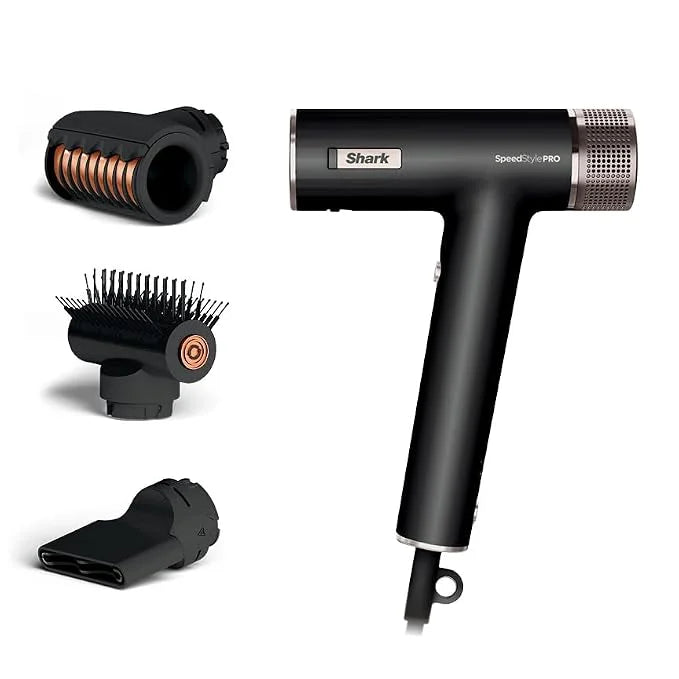 Shark SpeedStyle Pro Ionic Hair Dryer, Scalp Shield, Fine-Medium, HD731