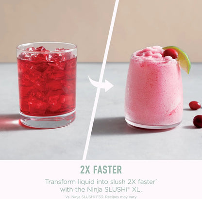 Ninja SLUSHi XL Smart Frozen Drink Maker, 10+ Servings, Green, FS601GN