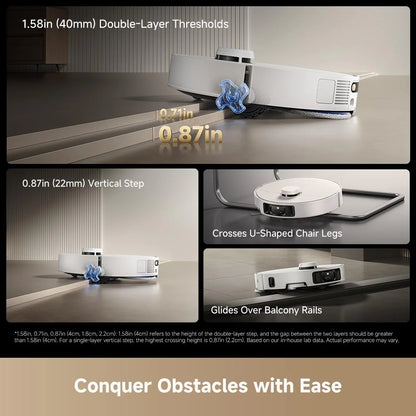 dreame Matrix10 Pro Robot Vacuum and Mop with AI RGB Avoidance