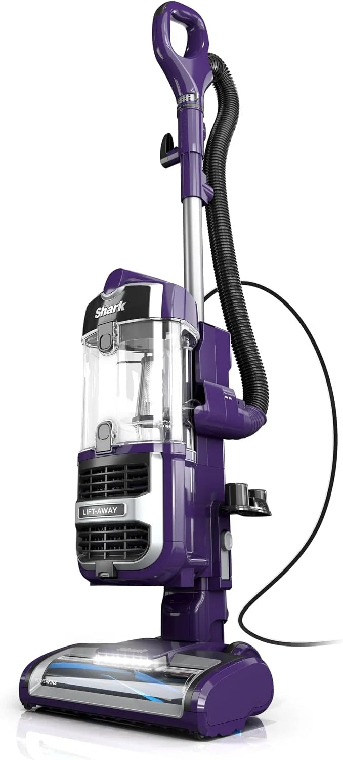 Shark Lift-Away Upright Vacuum, PowerFins, No Hair Wrap, Eggplant, ZD201