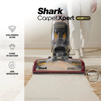 Shark CarpetXpert HairPro, Upright Carpet & Area Rug Cleaner, EX221BRN