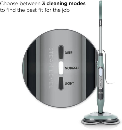 Shark Steam & Scrub Steam Mop, All-in-One Hard Floor Cleaner, Grey, S8001