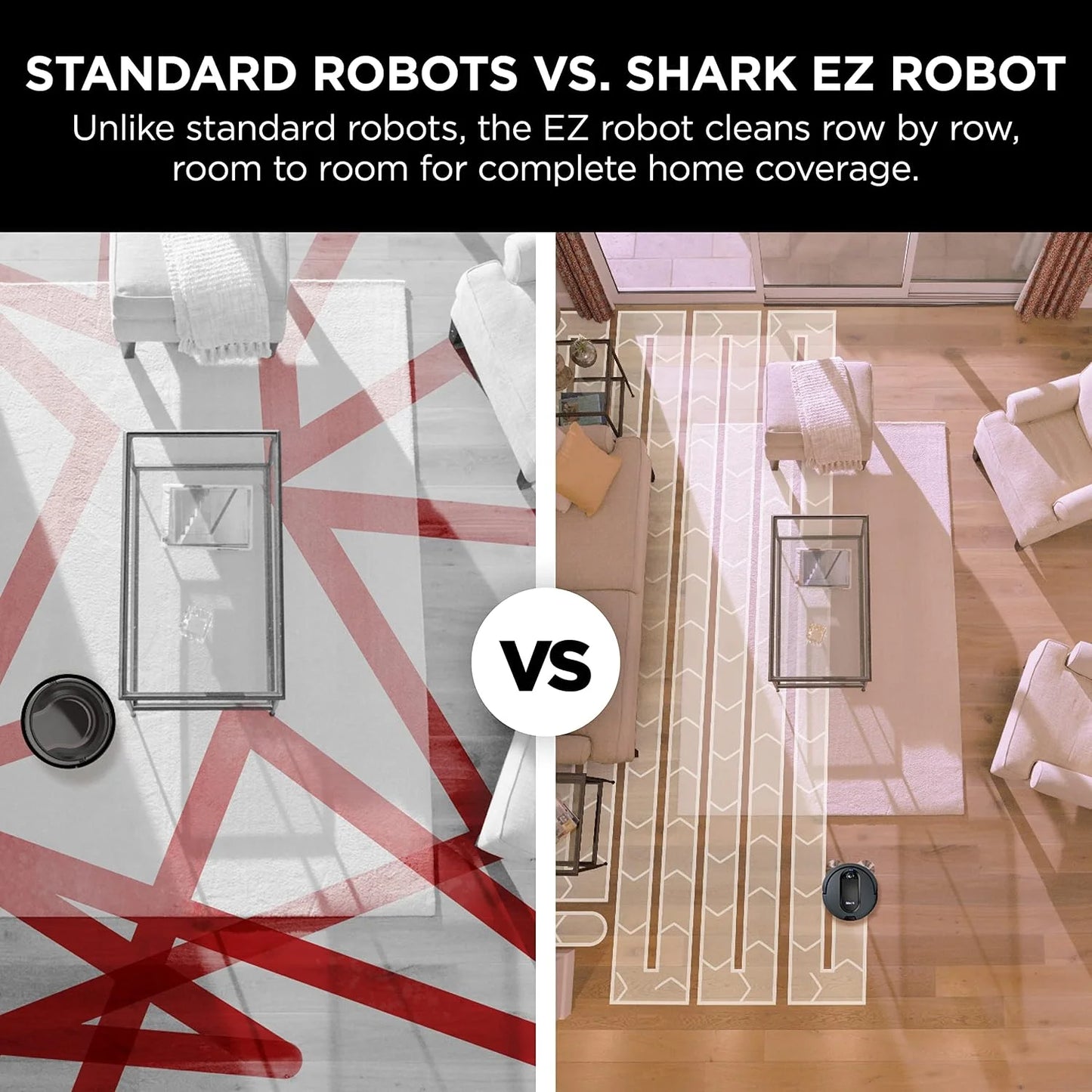 Shark EZ Robot Vacuum, Self-Empty Base, Dark Gray,RV912S