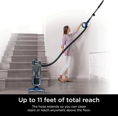Shark Navigator Swivel Pro Upright Vacuum, HEPA, Pet Hair, Navy, NV151