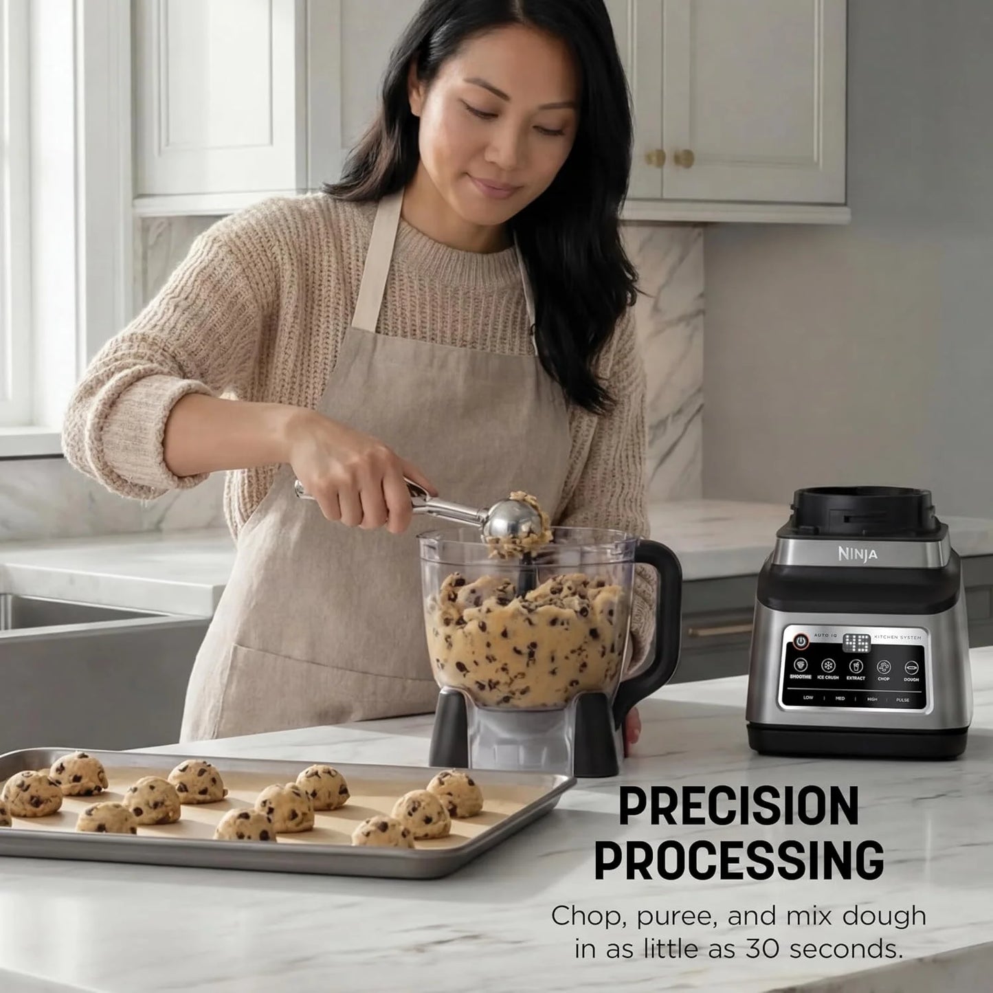 Ninja Professional Plus Kitchen System, 1400WP, Auto-iQ, Grey, BN801