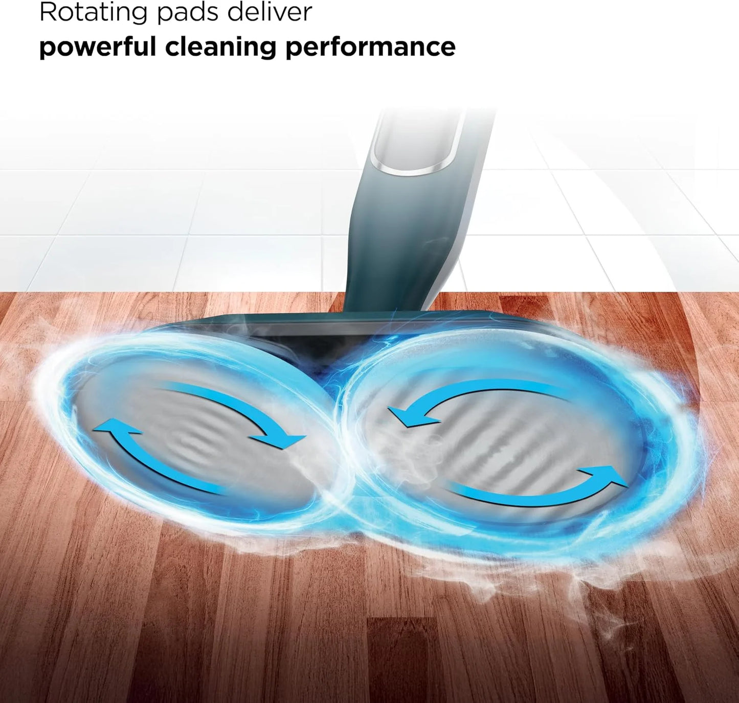 Shark Steam & Scrub Hard Floor Steam Mop, Teal, S8002BRN