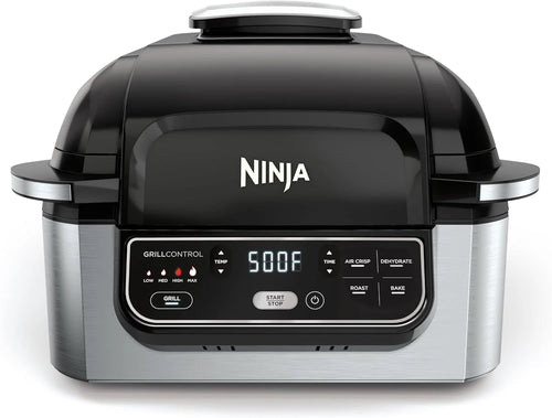 Ninja® Foodi® 5-in-1 XL Indoor Grill & Air Fryer, Black/Grey, AG301