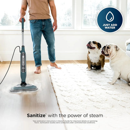 Shark Steam & Scrub Hard Floor Steam Mop, Teal, S8002BRN