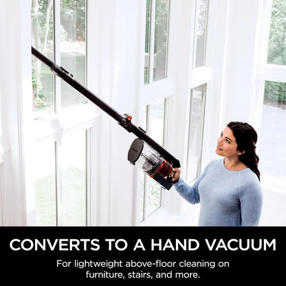Shark Cordless Vertex Pro Lightweight Cordless Stick Vacuum, Red, IZ662H