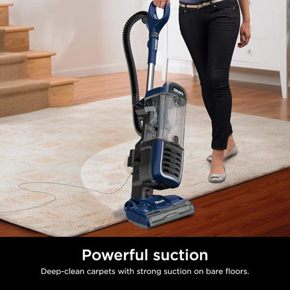 Shark Navigator Swivel Pro Upright Vacuum, HEPA, Pet Hair, Navy, NV151