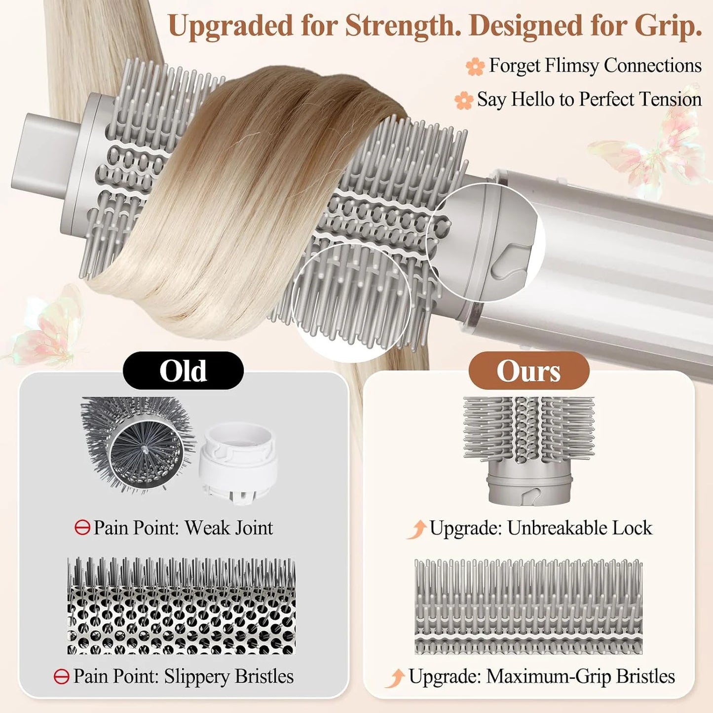 Round Volumizing Brush for Shark FlexStyle Attachment