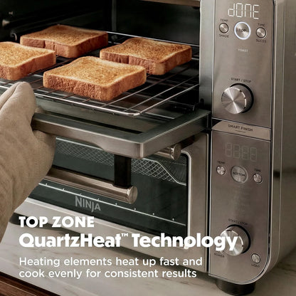 Ninja Double Oven Pro Smart XL, 12-in-1, Silver, DCT821