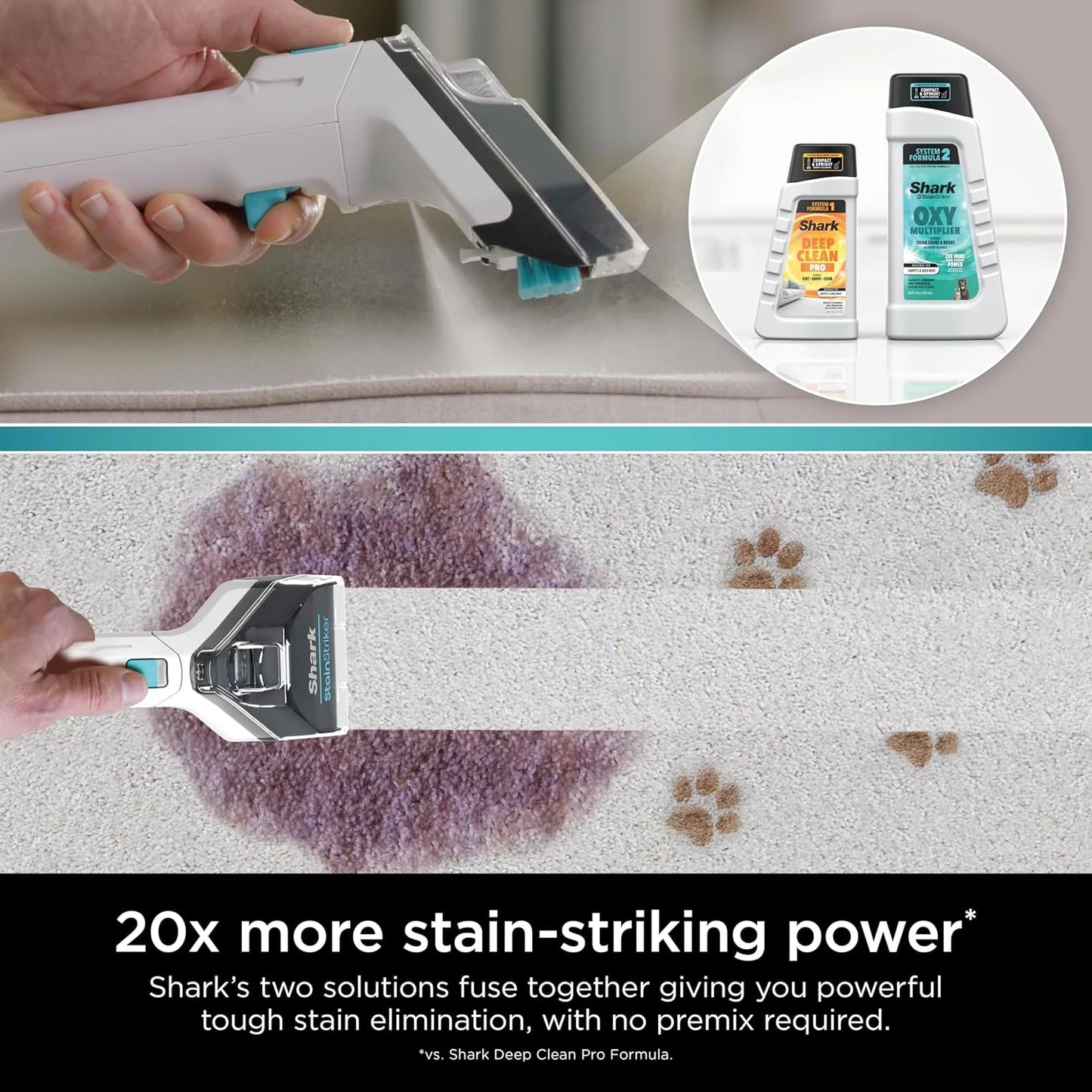 Shark Deep Clean Pro & OXY Formula Bundle for Tough Stains/Odor PXCMBUNDLE
