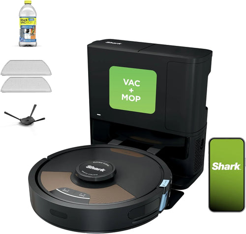 Shark Matrix Plus 2-in-1 Robot Vacuum & Mop, Black/Brass, AV2613WA