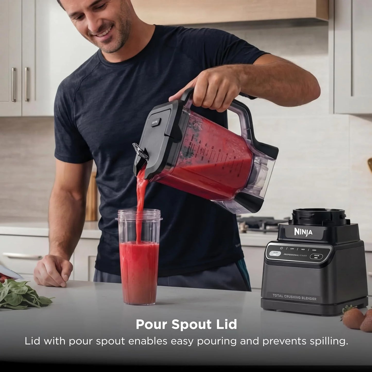 Ninja Professional Blender 2.0, 1200W, Auto-iQ, 72oz Pitcher, BR201AMZ