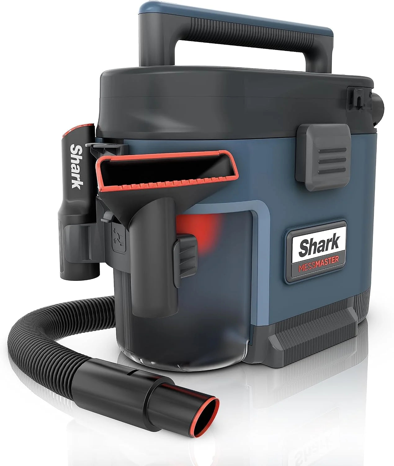 Shark MessMaster Portable Wet/Dry Vac, 3 Tools + Extension Wand, VS101