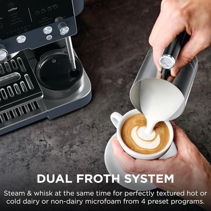 Ninja Luxe Café Premier Espresso & Rapid Cold Brew, Cyberspace, ES601CY