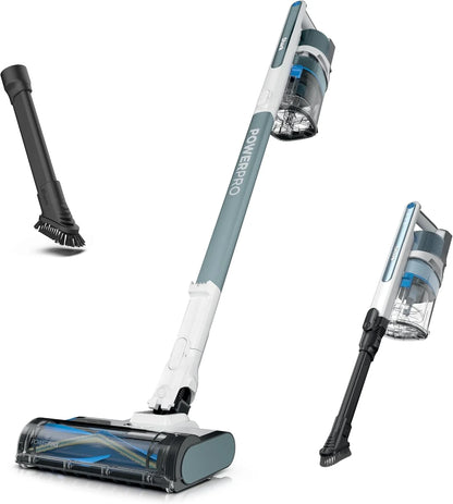 Shark PowerPro Plus Cordless Stick Vacuum, Pure Water, IZ377H