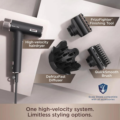 Shark SpeedStyle Pro Ionic Hair Dryer, Scalp Shield, Curly-Coily, HD732