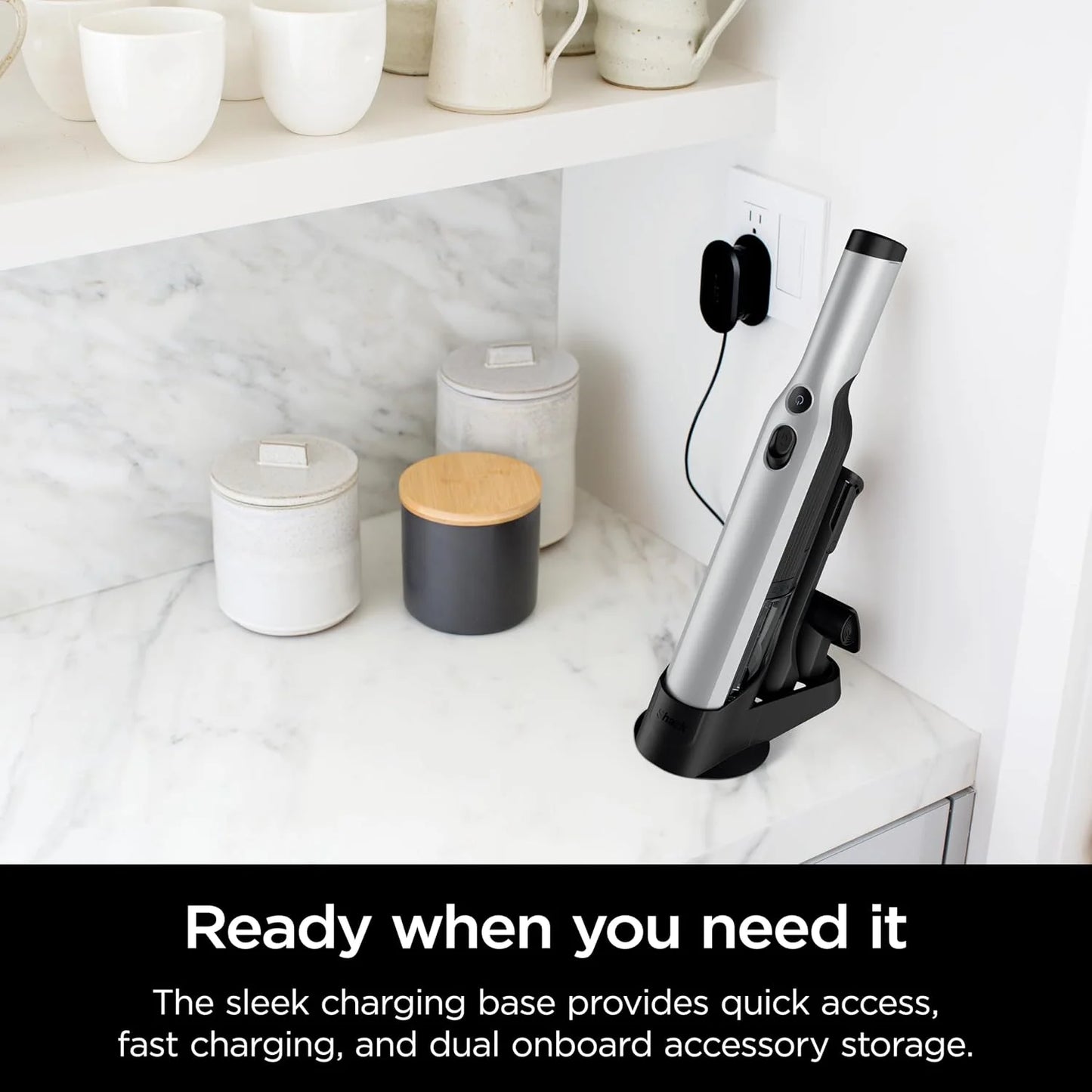 Shark WANDVAC Cordless Hand Vac, Gray, WV201WH