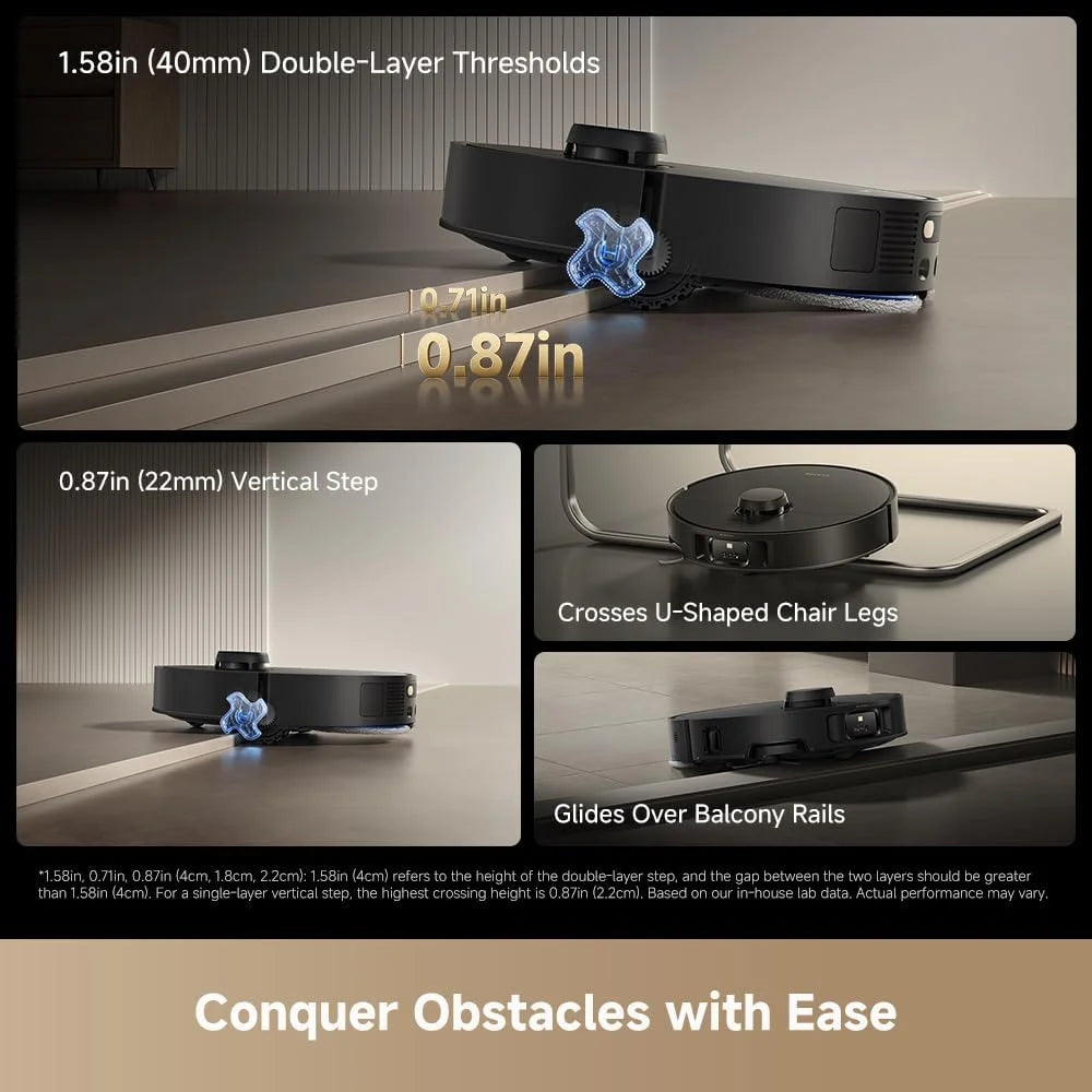 dreame Matrix10 Pro Robot Vacuum and Mop with AI RGB Avoidance