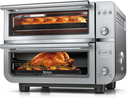 Ninja Double Oven Pro Smart XL, 12-in-1, Silver, DCT821