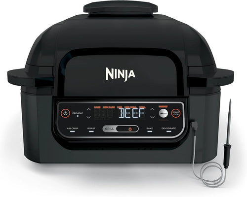 Ninja® Foodi® Smart 5-in-1 Indoor Grill & 4-qt Air Fryer, Black, LG451BK
