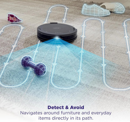 Shark Navigator Robot Vacuum, SmartPath Navigation, Steel Grey, RV2110