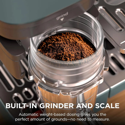 Ninja Luxe Café Premier Espresso, Drip Coffee & Cold Brew, Green, ES601GY