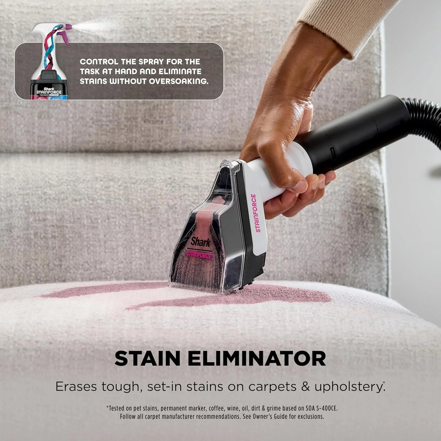 Shark EveryMess 3-in-1 Wet/Dry Vac & Stain Eliminator, 3 Tools VX102BRN