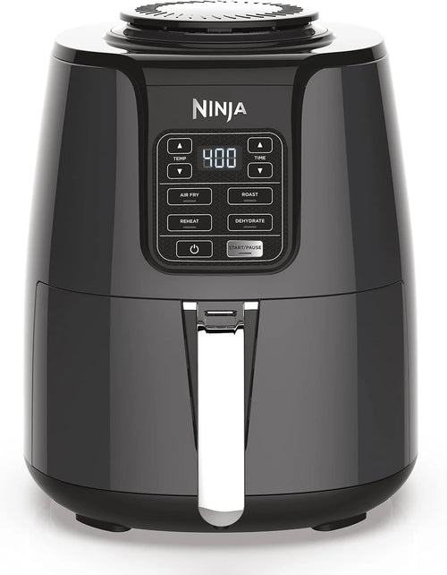 Ninja Air Fryer, 4 Qt Capacity, 4-in-1 Crisp, Roast, Reheat, and Dehydrate, Dishwasher Safe Parts, 105°F-400°F, 1550 Watt, Grey, AF101
