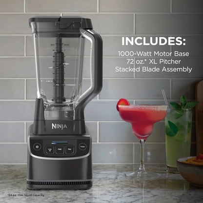 Ninja UltraCrush Professional Blender, 1000W, 72oz Pitcher, 3 Speeds, BP201