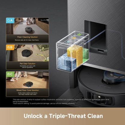 dreame Matrix10 Pro Robot Vacuum and Mop with AI RGB Avoidance