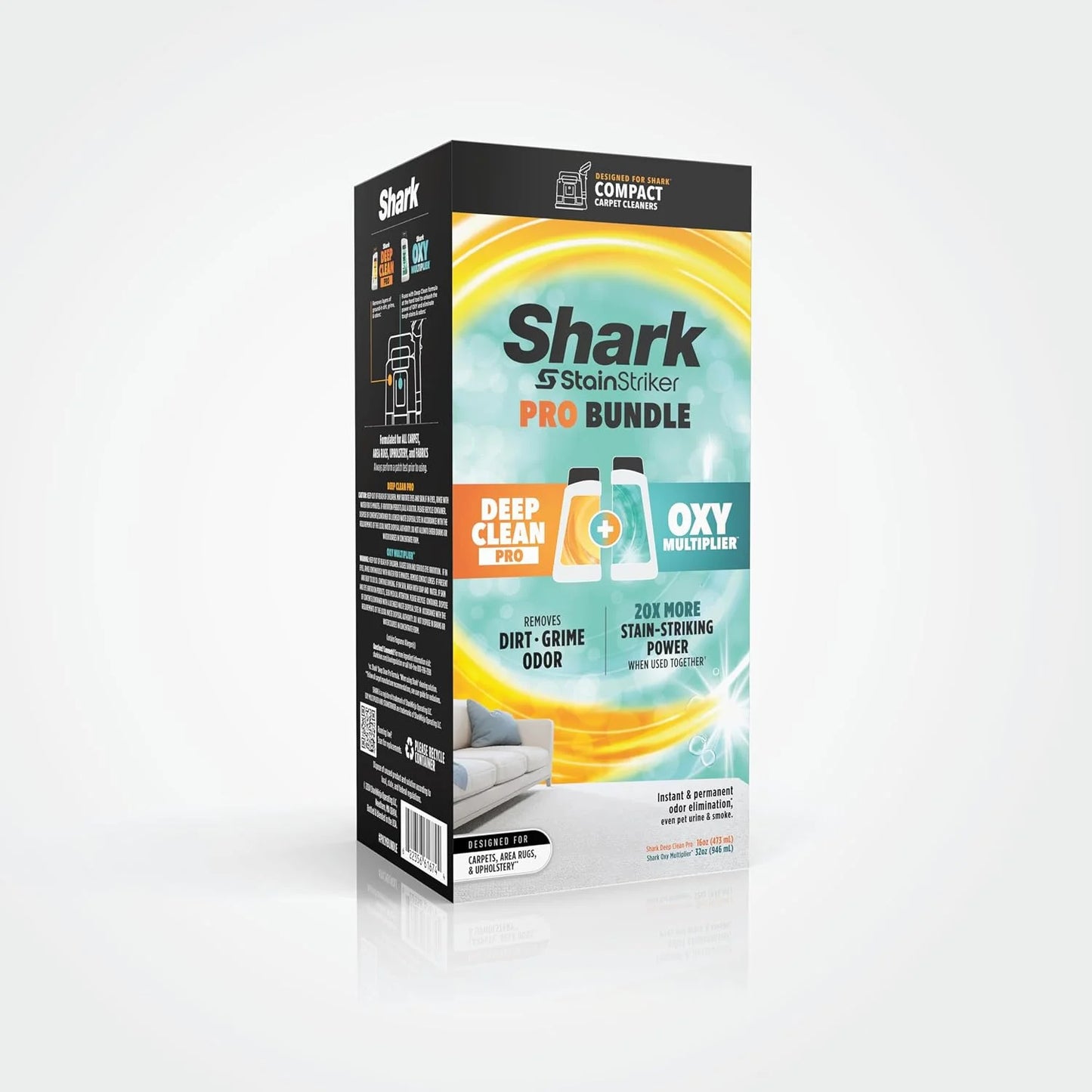 Shark Deep Clean Pro & OXY Formula Bundle for Tough Stains/Odor PXCMBUNDLE