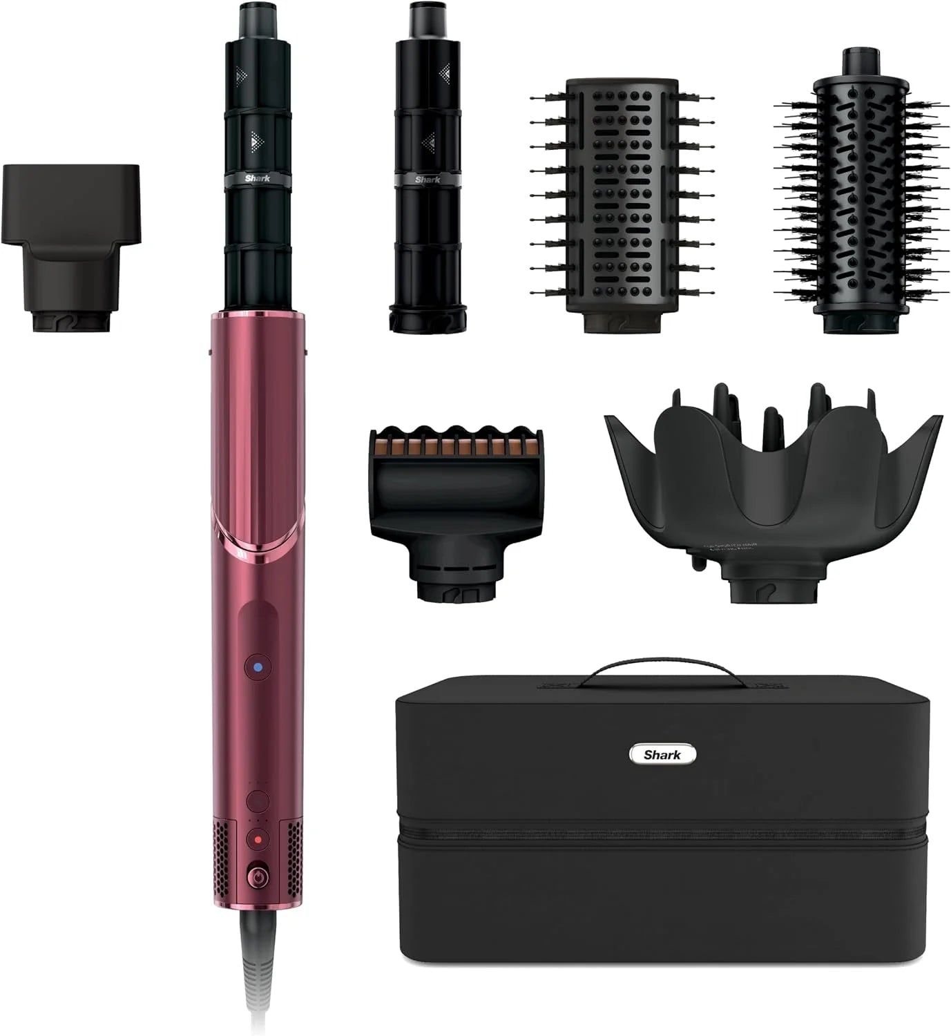 Shark FlexStyle, Air Multi-Styler & Drying System, Black Cherry, HD457CR