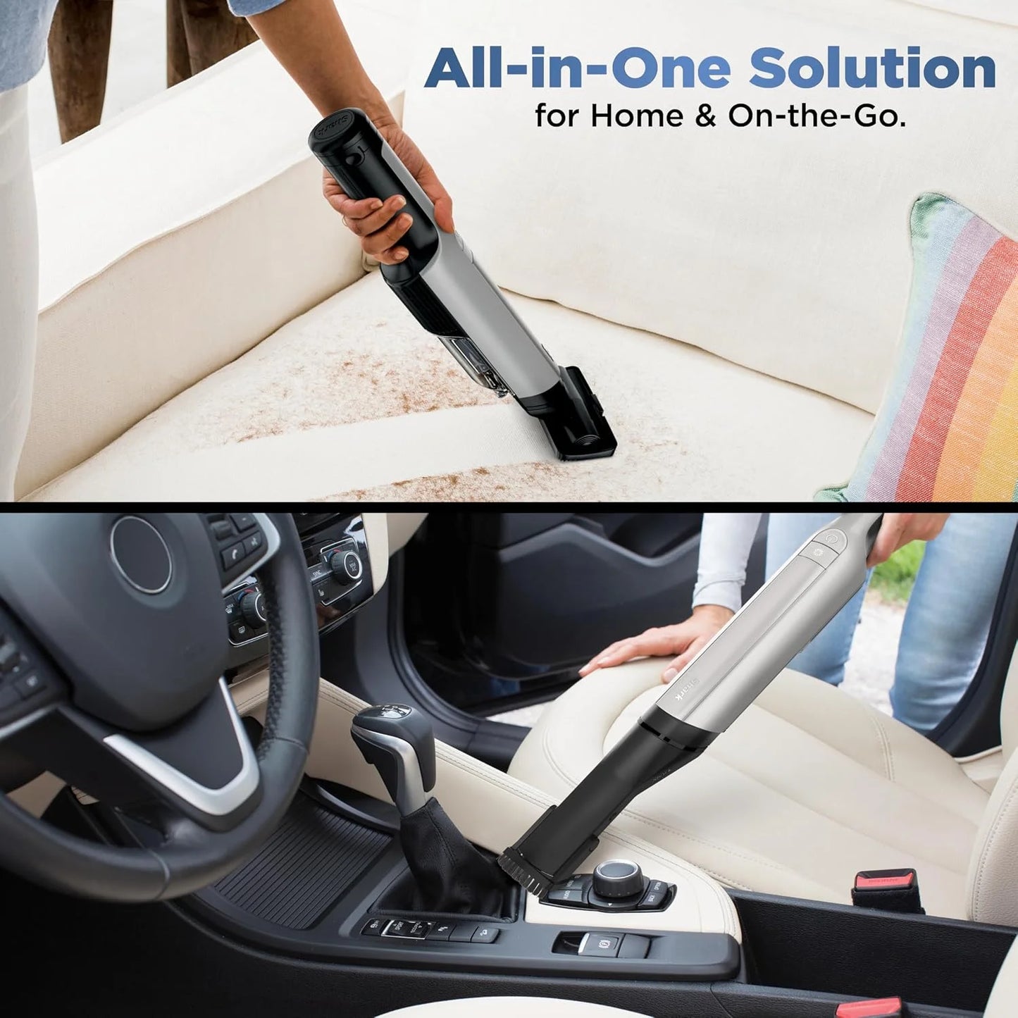 Shark WANDVAC Power PET Cordless Hand Vac, White, WV410WH