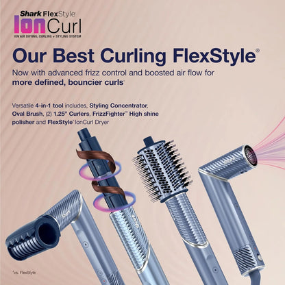 Shark FlexStyle IonCurl Ion Air Drying, Curling and Styling System, HD840
