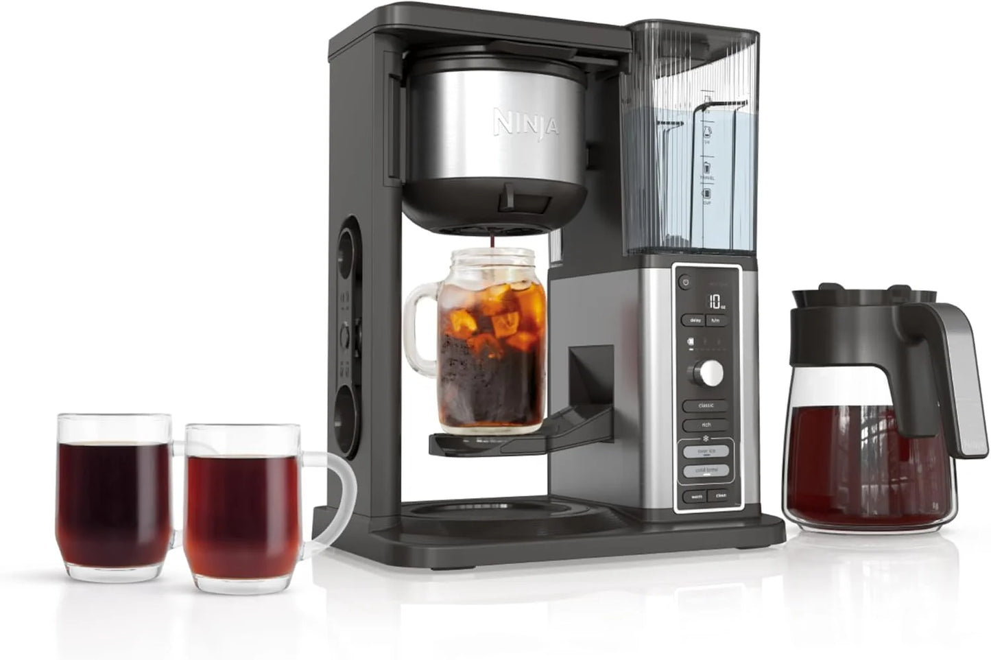 Ninja Hot & Iced XL Coffee Maker with Rapid Cold Brew, Black, CM371