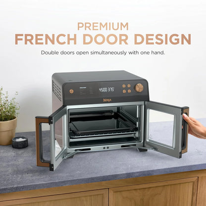 Ninja French Door Premier Air Fry Oven, 10-in-1, Black, FO101BK