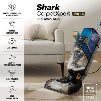 Shark CarpetXpert HairPro StainStriker Carpet & Stain Cleaner, EX304