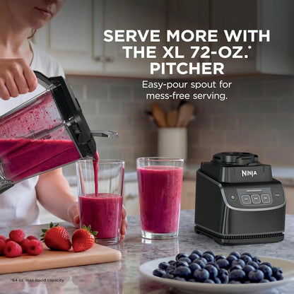 Ninja UltraCrush Professional Blender, 1000W, 72oz Pitcher, 3 Speeds, BP201
