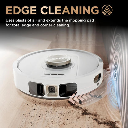 Shark PowerDetect NeverTouch Pro Robot Vacuum & Mop, White, AV2810ZEWH