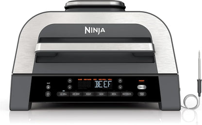 Ninja® Foodi® Smart XL 6-in-1 Indoor Grill & Air Fryer, Black/Silver, DG551