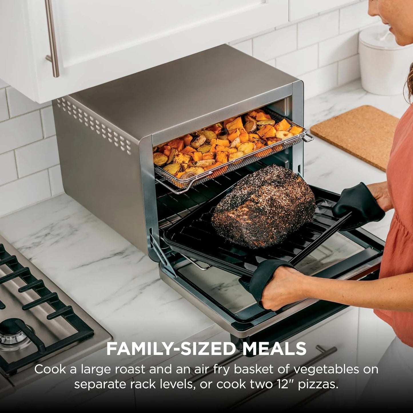 Ninja Foodi XL Pro Air Fry Oven, 10-in-1, Stainless Steel, DT201
