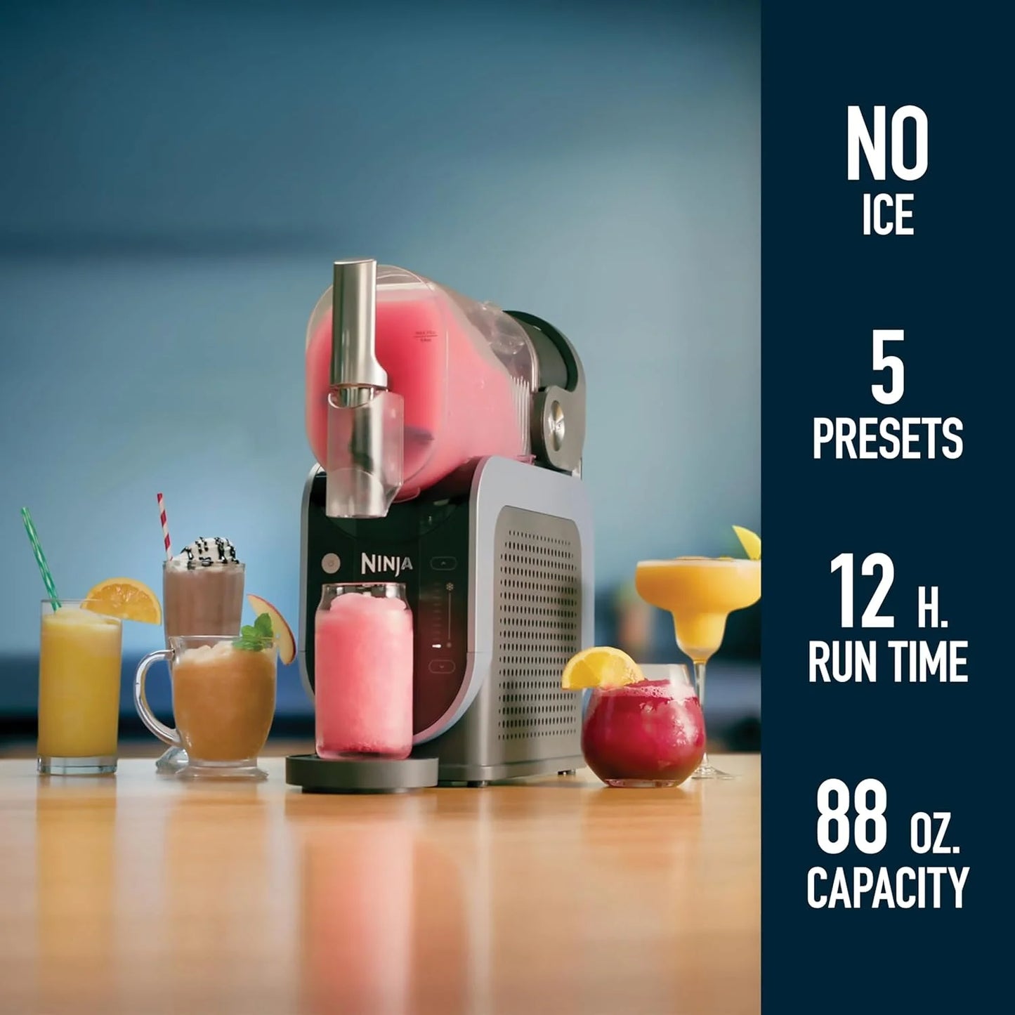 Ninja SLUSHi Professional Drink Maker, 7+ Servings, Black, FS301